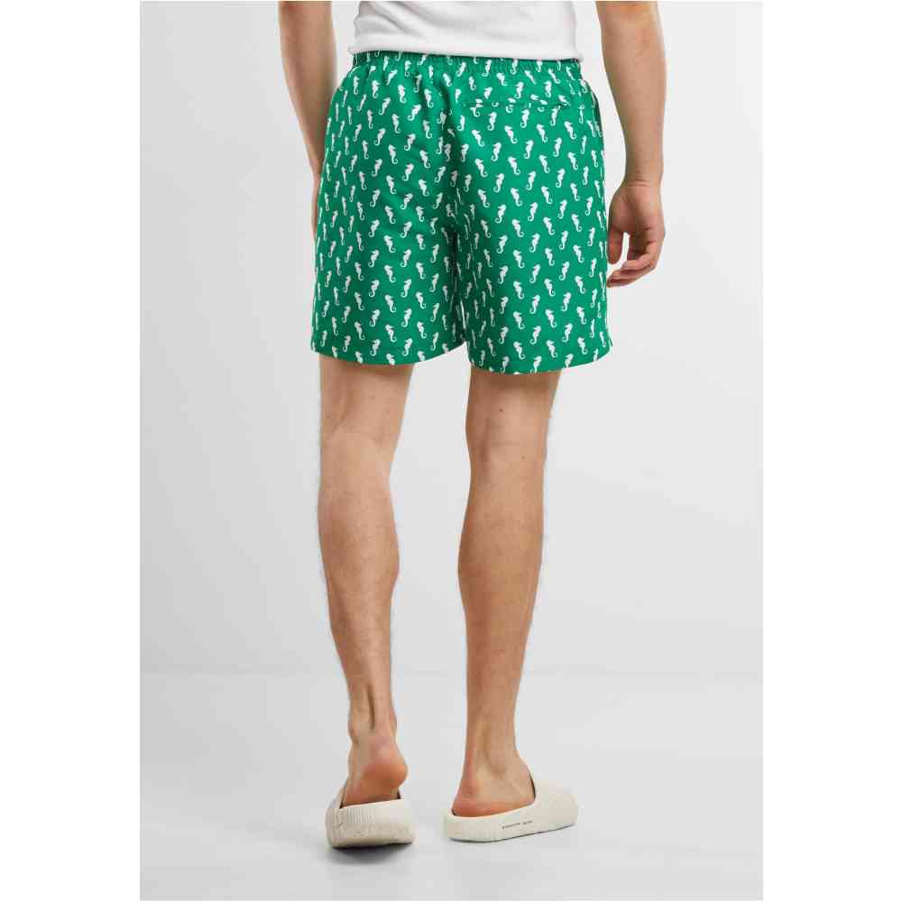 Urban Classics - Pattern Maillot de bain - Vert